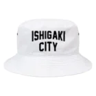 JIMOTOE Wear Local Japanの石垣市 ISHIGAKI CITY Bucket Hat