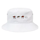 YUKIYAMAの野鳥整列 Bucket Hat