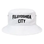 JIMOTOE Wear Local Japanの富士吉田市 FUJI YOSHIDA CITY Bucket Hat