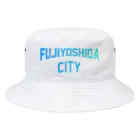 JIMOTOE Wear Local Japanの富士吉田市 FUJI YOSHIDA CITY Bucket Hat
