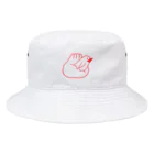 nohara SHOPの肉まんから突き出るペンギン Bucket Hat