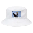 カワセミLOVEのカッコイイハヤブサ Bucket Hat