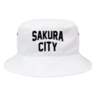 JIMOTO Wear Local Japanのさくら市 SAKURA CITY Bucket Hat