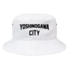 JIMOTOE Wear Local Japanの吉野川市 YOSHINOGAWA CITY Bucket Hat