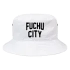 JIMOTOE Wear Local Japanの府中市 FUCHU CITY Bucket Hat