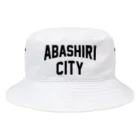 JIMOTOE Wear Local Japanの網走市 ABASHIRI CITY バケットハット