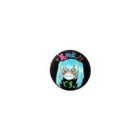 miku'ꜱGallery星猫の花粉症です。女の子イラストメッセージ Tin Badge