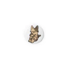 ごんてつ美術部のなやむねこ Tin Badge