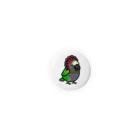 Cody the LovebirdのChubby Bird ヒオウギインコ (32mm専用ページ） Tin Badge