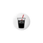 plum.jpのICE COFFEE(red) Tin Badge