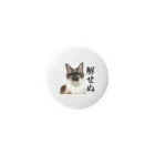 ねこまみれの解せぬ Tin Badge