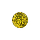 tahatorueの黄色の想像 Tin Badge