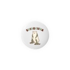 ari designのシロクマにマフラーを（チョコミントカラーVer.） Tin Badge