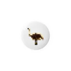 PITTEN PRODUCTSのPIXEL_ANIMAL_09(OSTRICH) Tin Badge