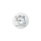 itsuto-こねこしょうしょうめんへらの「こねこヒロはやめられない」 Tin Badge