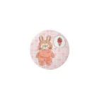 coeur.yu（クードットユー）のうさにゃん（いちごパフェ） Tin Badge