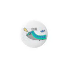 ぴえん🥺東京の台風 Tin Badge