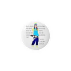 Goskip☆Skipitのsk8er☆GIRL Kathy Tin Badge