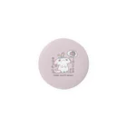 itsuto-こねこしょうしょうめんへらの「ぬいぐるみへのちょうせん」backからーver Tin Badge