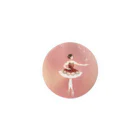 Joy. Ree Illustration SUZURI Shop のBallet (Paquita) - square 缶バッジ