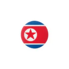 お絵かき屋さんの北朝鮮の国旗 缶バッジ