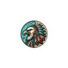 lblのNative American eagle 缶バッジ