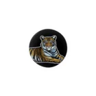 猫と釣り人のTIGER_3C_CB Tin Badge