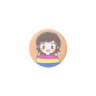 水乃みのるの【Rainbow】パンセクシャル(44mm) Tin Badge