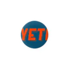 YETIMEETSのYeti meets girl (blue) Tin Badge