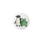 ANIMALの🐸と🐧(44mm) Tin Badge