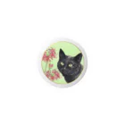 Kuroeの猫と彼岸花 Tin Badge