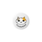 向日葵きのこの三毛猫「みっこ」 Tin Badge