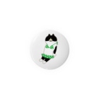 SUIMINグッズのお店の緑のビキニのねこ Tin Badge