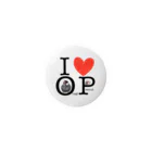 Oh._.happy❤happy shopのI ❤️Ohagi Peanut  Tin Badge