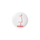 奇染奇才の44ミリ缶バッチ・WOMEN Tin Badge