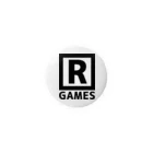 R-GAMES2.0のR-GAMESの初代ロゴ Tin Badge