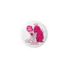 ANALOG ALTERNATE & 13TH DOODLERS EXPLOSION LABのMELT MONSTER / PINK Tin Badge