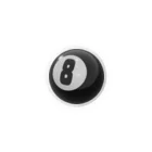 8chの8ball Tin Badge