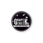 Grape CreeksのGrapeCreeps 丸ロゴ 缶バッジ