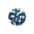 ハチノスの青い蝶 Tin Badge