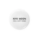 NYK MOON.factoryのNYK MOON logo 缶バッジ