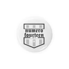 chocomoのnumero  fourteen Tin Badge