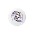 🤍一ノ瀬 彩 🐇⸒⸒ suzuri支店🤍の一ノ瀬彩ラフ画タッチちびｷｬﾗ【ﾆｺｲｽﾞﾑ様Design】 Tin Badge