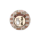 ヒヨコの店のキュンと３/４番線 Tin Badge