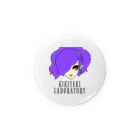 KIKITEKI_LABORATORYのPONITE GAL 紫 × 黄 缶バッジ