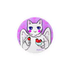 Kifuyuの猫の天使56 Tin Badge