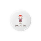 Team DACOTAのかき氷娘【いちご】【黒ロゴ】 Tin Badge