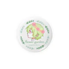 StarTour*storeのフラワーガーデン[ロゴタイプ] Tin Badge