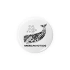 AMERICAN_HOT_DOGの民族クジラ 缶バッジ