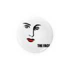 サラスズのTHE FACE2 口紅バージョン Tin Badge